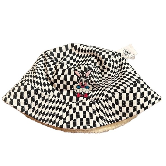Disney Other - Disney’s Adult Allison in Wonderland Checkered Bucket Hat - OS - NWT